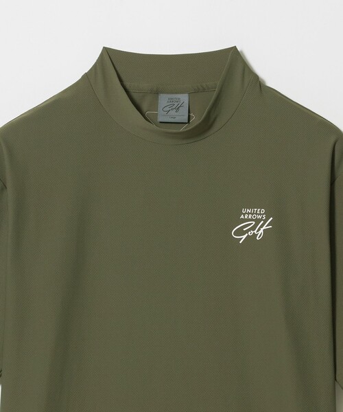 UNITED ARROWS GOLF(ユナイテッドアローズゴルフ)の「メンズ メッシュ モックネック シャツ 吸水速乾 遮熱 UV(Tシャツ/カットソー・メンズ・ホワイト/ネイビー/オリーブ・XL/L/M)」の4枚目の写真