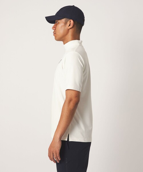 UNITED ARROWS GOLF(ユナイテッドアローズゴルフ)の「メンズ メッシュ モックネック シャツ 吸水速乾 遮熱 UV(Tシャツ/カットソー・メンズ・ホワイト/ネイビー/オリーブ・XL/L/M)」の15枚目の写真