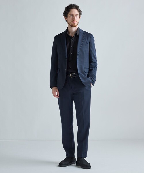 MEN'S BIGI(メンズビギ)の「トリコットジャージ ジャガードシャツ(シャツ/ブラウス・メンズ・ブルー/ブラック/ブラウン・03/04/02/01)」の11枚目の写真