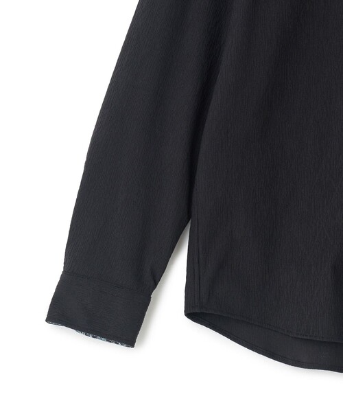 MEN'S BIGI(メンズビギ)の「トリコットジャージ ジャガードシャツ(シャツ/ブラウス・メンズ・ブルー/ブラック/ブラウン・03/04/02/01)」の15枚目の写真
