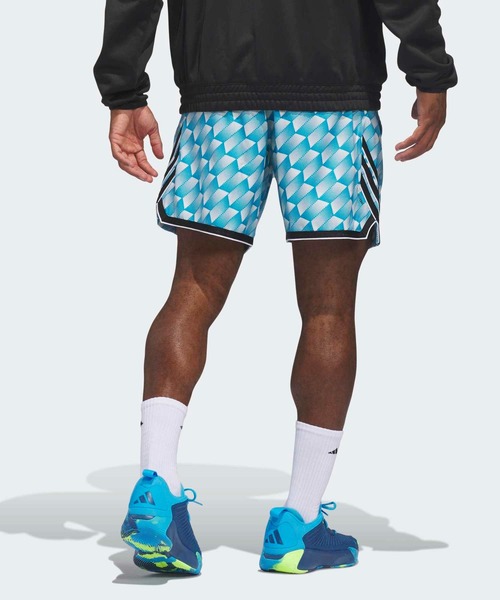 adidas（アディダス）の「アディダス クレージー ライトAOPショーツ / ハーフパンツ / アディダス adidas（その他パンツ・メンズ・ブルー・L(7inch)/M(7inch)/S(7inch)/XL(7inch)）」の2枚目の写真