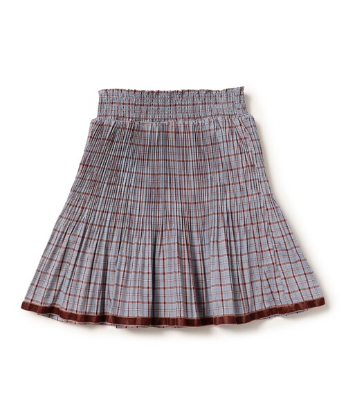 こども ビームス(コドモビームス)の「チェック プリーツ スカート 2026FW(90~140cm)通学スタイル 女の子 プリーツ加工 トレンド(スカート・キッズ・ホワイト系その他5/サックスブルー・90/140/130/120/110/100)」の16枚目の写真