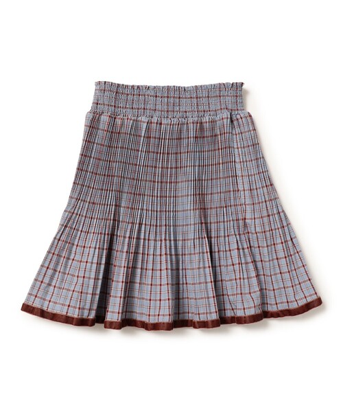 こども ビームス(コドモビームス)の「チェック プリーツ スカート 2026FW(90~140cm)通学スタイル 女の子 プリーツ加工 トレンド(スカート・キッズ・ホワイト系その他5/サックスブルー・90/140/130/120/110/100)」の18枚目の写真