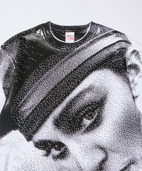 WHO'S WHO gallery(フーズフーギャラリー)の「VIDEO SHOP × PeterAnderson Facephoto TEE(Tシャツ/カットソー・レディース・ホワイト/ブラック系その他/ブラック・MEDIUM/SMALL)」の15枚目の写真