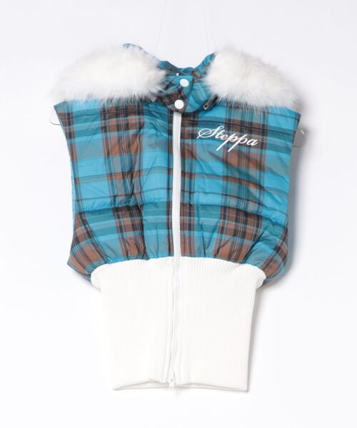 L.H.P(エルエイチピー)の「STEPPA/ステッパ/FUR VEST(その他アウター・レディース・ブルー・F)」の1枚目の写真