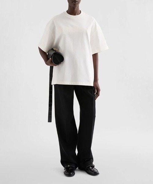 JIL SANDER(ジルサンダー)の「T-SHIRT CN SS OS(Tシャツ/カットソー・レディース・ホワイト・XS/L/S)」の3枚目の写真