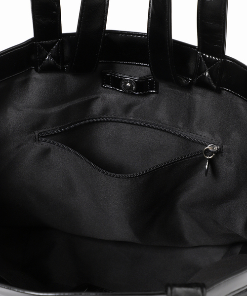 U by SPICK&SPAN(ユーバイスピックアンドスパン)の「tuo/テュオ TOTE BAG(トートバッグ・レディース・ブラック/キャメル・FREE)」の11枚目の写真