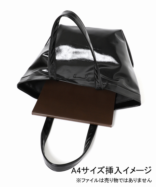 U by SPICK&SPAN(ユーバイスピックアンドスパン)の「tuo/テュオ TOTE BAG(トートバッグ・レディース・ブラック/キャメル・FREE)」の6枚目の写真