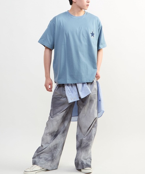 CONVERSE TOKYO（コンバーストウキョウ）の「CIRCLE FLOWER LOGO TEE（Tシャツ/カットソー・レディース・サックスブルー/ホワイト/ブラック・MEDIUM/SMALL）」の13枚目の写真