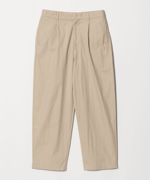 green label relaxing(グリーンレーベルリラクシング)の「コットン ナイロン ツイル GJ 1P ワイド パンツ W3(その他パンツ・メンズ・ダークブラウン/ベージュ/ネイビー・L/M/XL/S)」の13枚目の写真