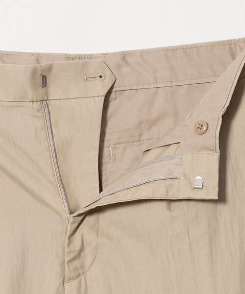 green label relaxing(グリーンレーベルリラクシング)の「コットン ナイロン ツイル GJ 1P ワイド パンツ W3(その他パンツ・メンズ・ダークブラウン/ベージュ/ネイビー・L/M/XL/S)」の15枚目の写真