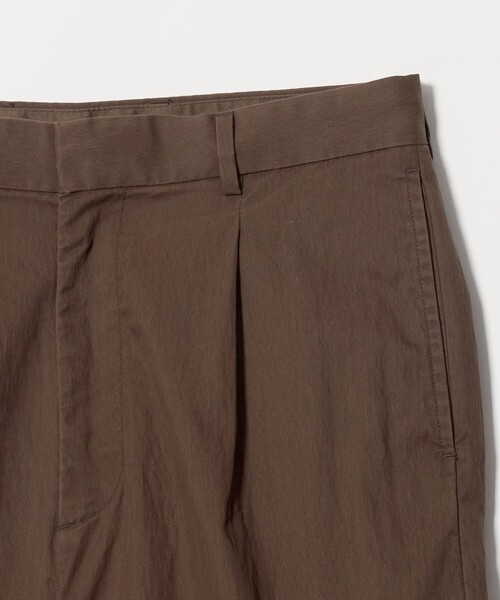 green label relaxing(グリーンレーベルリラクシング)の「コットン ナイロン ツイル GJ 1P ワイド パンツ W3(その他パンツ・メンズ・ダークブラウン/ベージュ/ネイビー・L/M/XL/S)」の18枚目の写真
