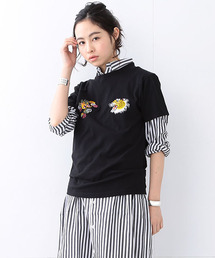 TAILOR TOYO | TAILOR TOYO×BEAMS BOY / スカ刺繍 ショートスリーブ Tシャツ(Tシャツ/カットソー)