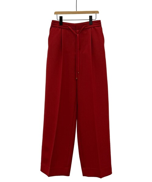 自由区(ジユウク)の「PEドビーストレッチワイド パンツ(その他パンツ・レディース・レッド系/ブラック系/ベージュ系・48/46/44)」の14枚目の写真
