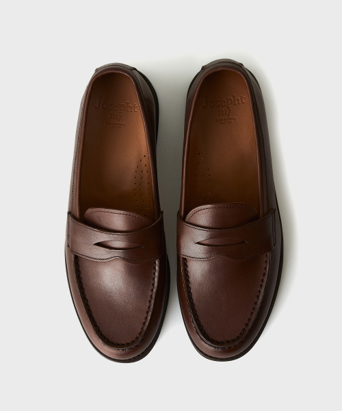 JOSEPHT（ジョセフ）の「RALPH BROWN [VIBRAM/ANNONAY BURNISH CALF]（ローファー・メンズ・その他・24.5cm/27cm/27.5cm/28cm/28.5cm/26cm/26.5cm/25cm/25.5cm/24cm/23cm/23.5cm）」の5枚目の写真