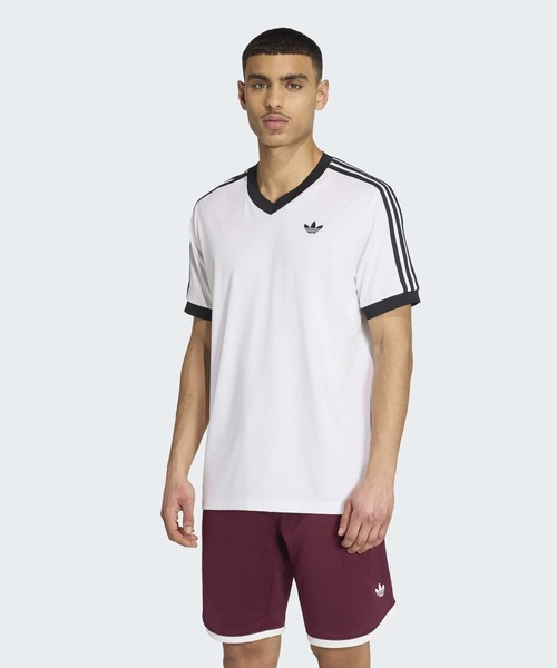 adidas(アディダス)の「テニス クラシックス 半袖Tシャツ / アディダス adidas(Tシャツ/カットソー・メンズ・ホワイト・XX-LARGE/XXX-LARGE/LARGE/MEDIUM/SMALL/X-LARGE)」の1枚目の写真