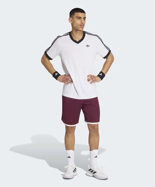 adidas(アディダス)の「テニス クラシックス 半袖Tシャツ / アディダス adidas(Tシャツ/カットソー・メンズ・ホワイト・XX-LARGE/XXX-LARGE/LARGE/MEDIUM/SMALL/X-LARGE)」の5枚目の写真