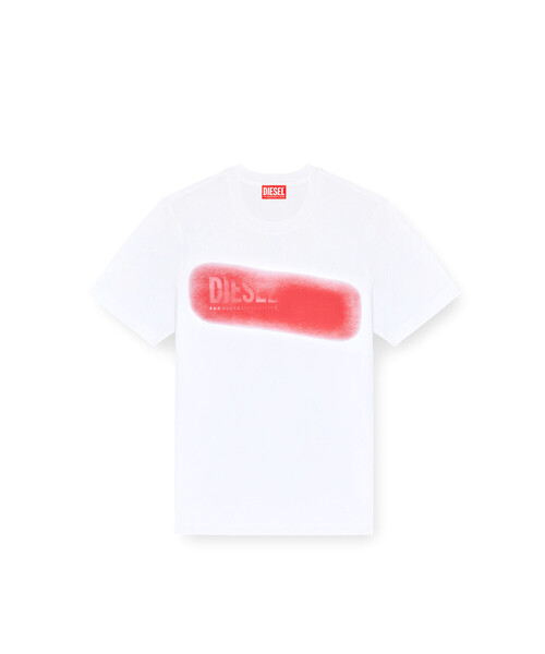 DIESEL(ディーゼル)の「メンズ Tシャツ T-ADJUST-AA5(Tシャツ/カットソー・メンズ・ブラック/ホワイト・XX-LARGE/X-SMALL/SMALL/X-LARGE/MEDIUM/XXX-LARGE/LARGE)」の6枚目の写真