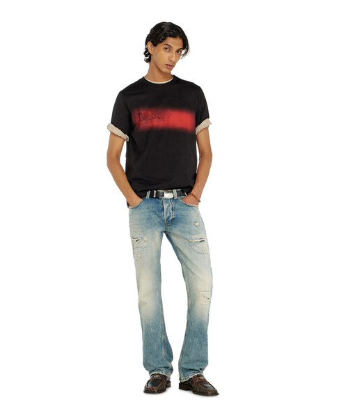 DIESEL(ディーゼル)の「メンズ Tシャツ T-ADJUST-AA5(Tシャツ/カットソー・メンズ・ブラック/ホワイト・XX-LARGE/X-SMALL/SMALL/X-LARGE/MEDIUM/XXX-LARGE/LARGE)」の7枚目の写真