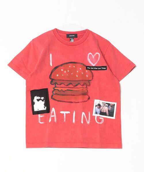 ROYAL FLASH(ロイヤルフラッシュ)の「guernika/ゲルニカ/PAINTED TEE/HAMBURGER(Tシャツ/カットソー・メンズ・レッド・2XL/M/XL/L/S)」の1枚目の写真