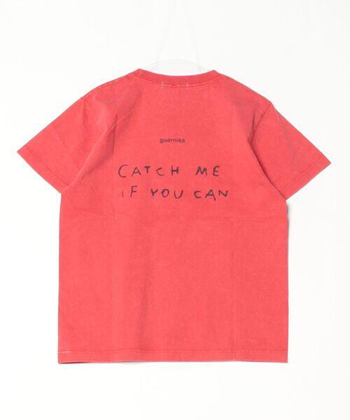 ROYAL FLASH(ロイヤルフラッシュ)の「guernika/ゲルニカ/PAINTED TEE/HAMBURGER(Tシャツ/カットソー・メンズ・レッド・2XL/M/XL/L/S)」の2枚目の写真