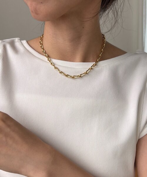 GOLDY(ゴールディ)の「〈GOLDY/ゴールディ〉ツイストチェーンネックレス(ネックレス・レディース・シルバー/ゴールド・FREE)」の10枚目の写真