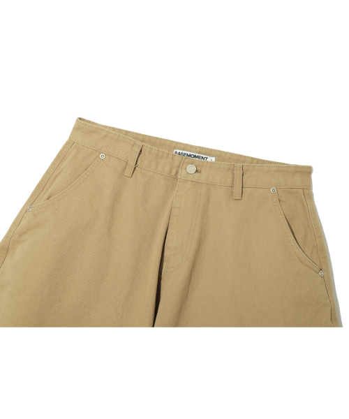 BASEMOMENT(ベースモーメント)の「シンチバックカーブドバミューダパンツベージュ(その他パンツ・メンズ・その他・X-LARGE/LARGE/MEDIUM)」の4枚目の写真