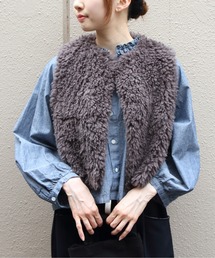 LE GLAZIK/ル グラジック ファージレ FUR GILET LG-0423 FPT