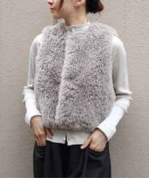 LE GLAZIK/ル グラジック ファージレ FUR GILET LG-0423 FPT