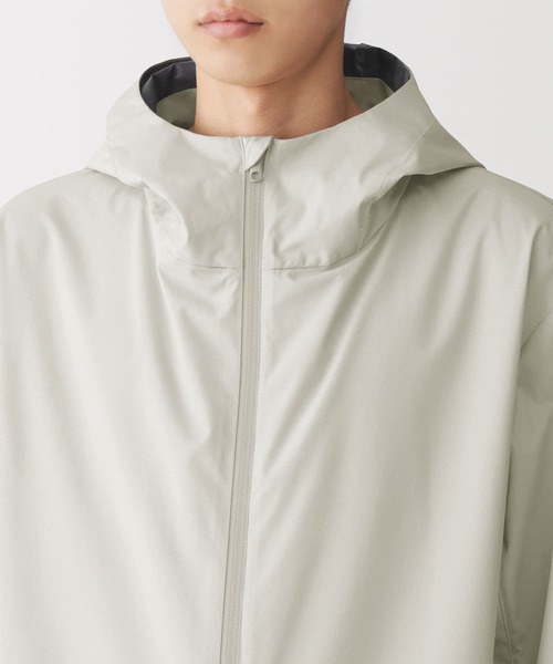MUJI Labo(ムジラボ)の「紳士 透湿撥水フードジャケット(その他アウター・メンズ・アイボリー/チャコールグレー/ブラック/ブラウン系1/ブラウン系・S/XL/L/M)」の11枚目の写真