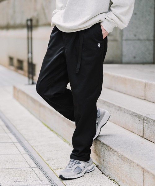 U.S. POLO ASSN.(ユーエスポロアッスン)の「U.S. POLO ASSN. ユーエスポロアッスン 別注コラボ ロゴ刺繍テーパードクライミングパンツ(その他パンツ・メンズ・ライトインディゴブルー/ブラック/インディゴブルー/カーキ/ベージュ/チャコール・M/L/XL)」の9枚目の写真