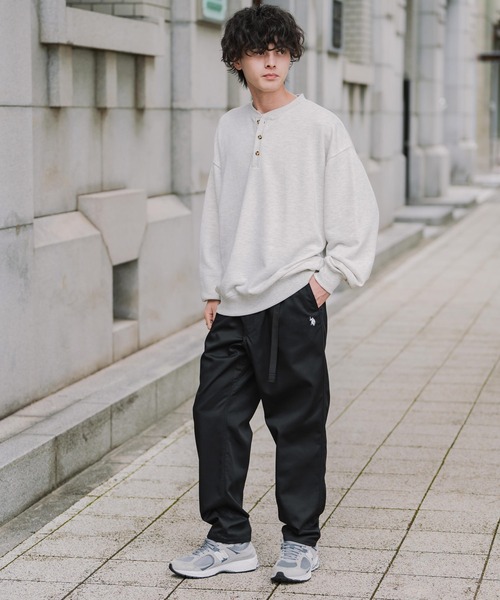 U.S. POLO ASSN.(ユーエスポロアッスン)の「U.S. POLO ASSN. ユーエスポロアッスン 別注コラボ ロゴ刺繍テーパードクライミングパンツ(その他パンツ・メンズ・ライトインディゴブルー/ブラック/インディゴブルー/カーキ/ベージュ/チャコール・M/L/XL)」の10枚目の写真