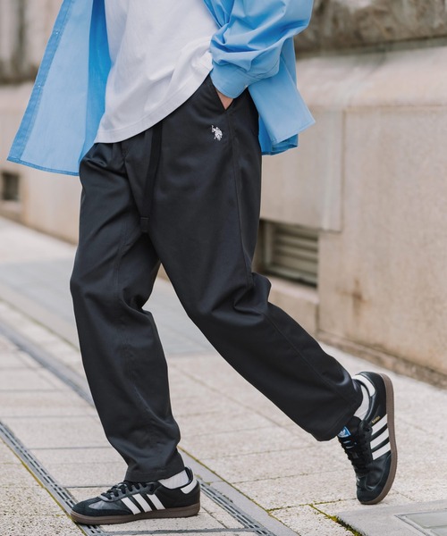 U.S. POLO ASSN.(ユーエスポロアッスン)の「U.S. POLO ASSN. ユーエスポロアッスン 別注コラボ ロゴ刺繍テーパードクライミングパンツ(その他パンツ・メンズ・ライトインディゴブルー/ブラック/インディゴブルー/カーキ/ベージュ/チャコール・M/L/XL)」の13枚目の写真