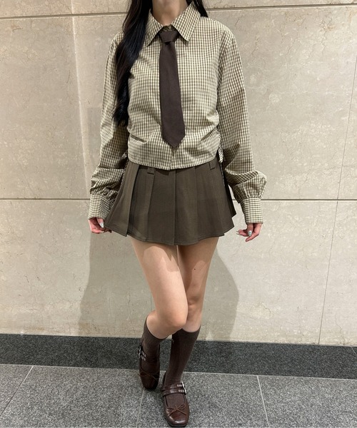 PHILLY(フィリー)の「《2点セット》アソートネクタイセットシャツ(シャツ/ブラウス・レディース・ベージュ/ブラック/ホワイト・FREE)」の20枚目の写真
