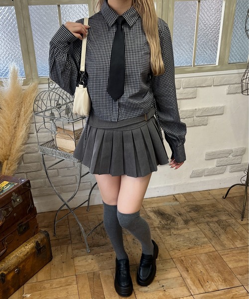 PHILLY(フィリー)の「《2点セット》アソートネクタイセットシャツ(シャツ/ブラウス・レディース・ベージュ/ブラック/ホワイト・FREE)」の14枚目の写真