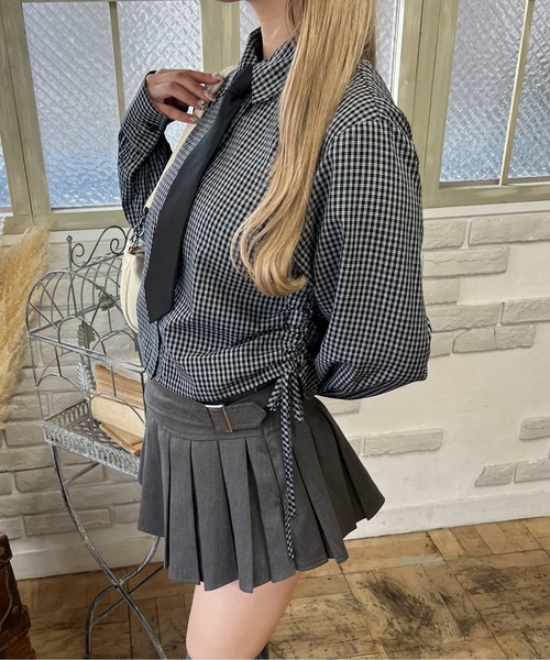 PHILLY(フィリー)の「《2点セット》アソートネクタイセットシャツ(シャツ/ブラウス・レディース・ベージュ/ブラック/ホワイト・FREE)」の17枚目の写真