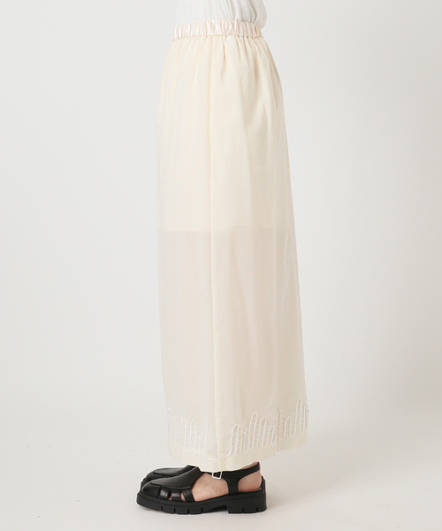 JOURNAL STANDARD(ジャーナルスタンダード)の「【SALLY VINTAGE × JOURNAL STANDARD】SALLY ORGANDY SKIRT(スカート・レディース・ブラック/アイボリー・FREE)」の10枚目の写真