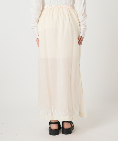 JOURNAL STANDARD(ジャーナルスタンダード)の「【SALLY VINTAGE × JOURNAL STANDARD】SALLY ORGANDY SKIRT(スカート・レディース・ブラック/アイボリー・FREE)」の11枚目の写真