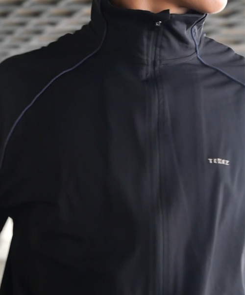 TENEZ(テネス)の「Track Jacket 撥水-Stretch(セットアップ・メンズ・エンジ/ブラック・LARGE/MEDIUM)」の20枚目の写真