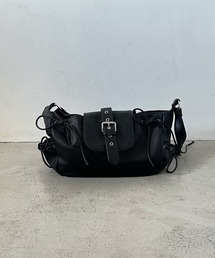 リボンベルトワンショルダーPUバッグ