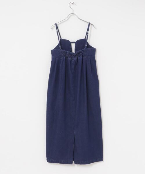 ITEMS URBANRESEARCH(アイテムズ アーバンリサーチ)の「デニムキャミワンピース(ワンピース・レディース・インディゴブルー/ブラック・FREE)」の17枚目の写真