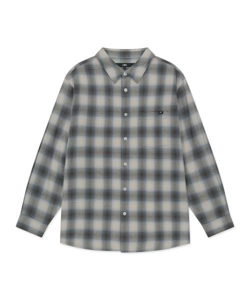 LMCの「LABEL POINT FLANNEL CHECK SHIRT brown(シャツ/ブラウス・レディース・その他・SMALL/LARGE/MEDIUM)」の1枚目の写真