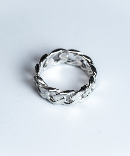 STUDIOUS(ステュディオス)の「【WAKAN SILVER SMIITH】R-049 Gourmette(グルメット)Chain ring M(リング・メンズ・シルバー・17/19)」の1枚目の写真
