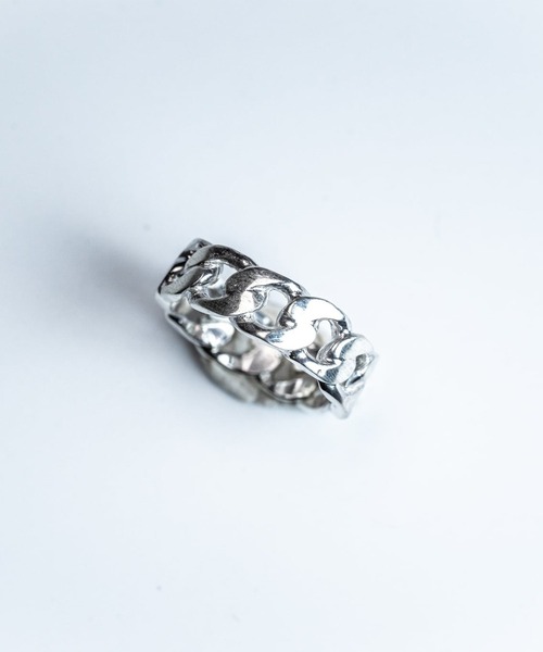 STUDIOUS(ステュディオス)の「【WAKAN SILVER SMIITH】R-049 Gourmette(グルメット)Chain ring M(リング・メンズ・シルバー・17/19)」の2枚目の写真