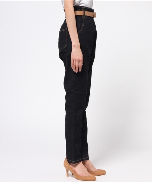 one after another NICE CLAUP（ワンアフターアナザーナイスクラップ）の「【ナイスクラップ】ハイウェストテーパードパンツ（その他パンツ・レディース・オフホワイト/ブルー/インディゴブルー・FREE）」の15枚目の写真