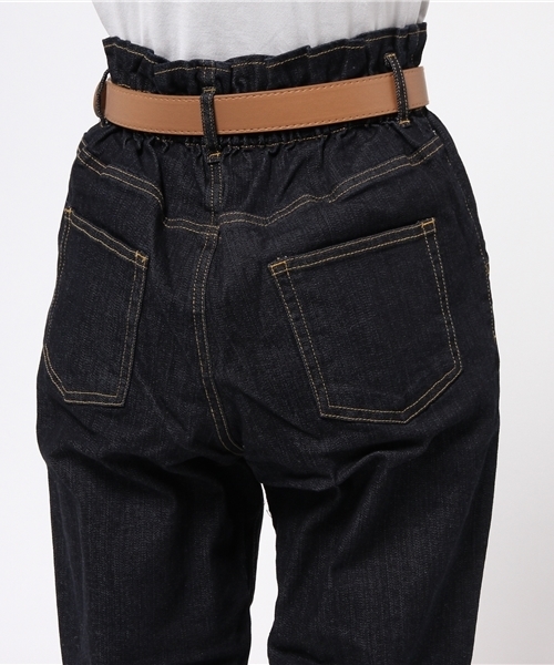 one after another NICE CLAUP（ワンアフターアナザーナイスクラップ）の「【ナイスクラップ】ハイウェストテーパードパンツ（その他パンツ・レディース・オフホワイト/ブルー/インディゴブルー・FREE）」の10枚目の写真