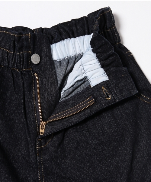 one after another NICE CLAUP（ワンアフターアナザーナイスクラップ）の「【ナイスクラップ】ハイウェストテーパードパンツ（その他パンツ・レディース・オフホワイト/ブルー/インディゴブルー・FREE）」の4枚目の写真