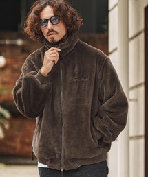 mj11985- Fake Mink Fur Blouson フェイクミンクファーブルゾン(F26F060)