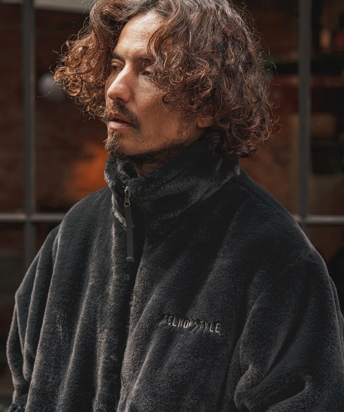 felkod(フィルコッド)の「mj11985- Fake Mink Fur Blouson フェイクミンクファーブルゾン(F26F060)(ブルゾン・メンズ・ブラック/モカ・M/S/L)」の10枚目の写真