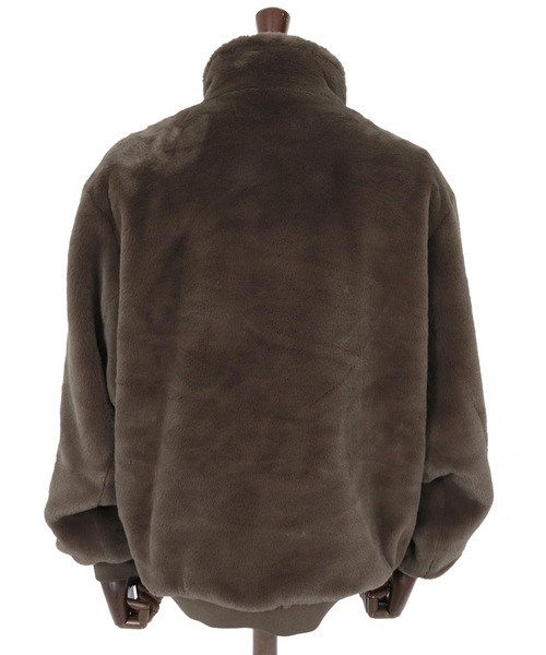 felkod(フィルコッド)の「mj11985- Fake Mink Fur Blouson フェイクミンクファーブルゾン(F26F060)(ブルゾン・メンズ・ブラック/モカ・M/S/L)」の16枚目の写真